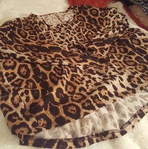 Leopard long sleeve top